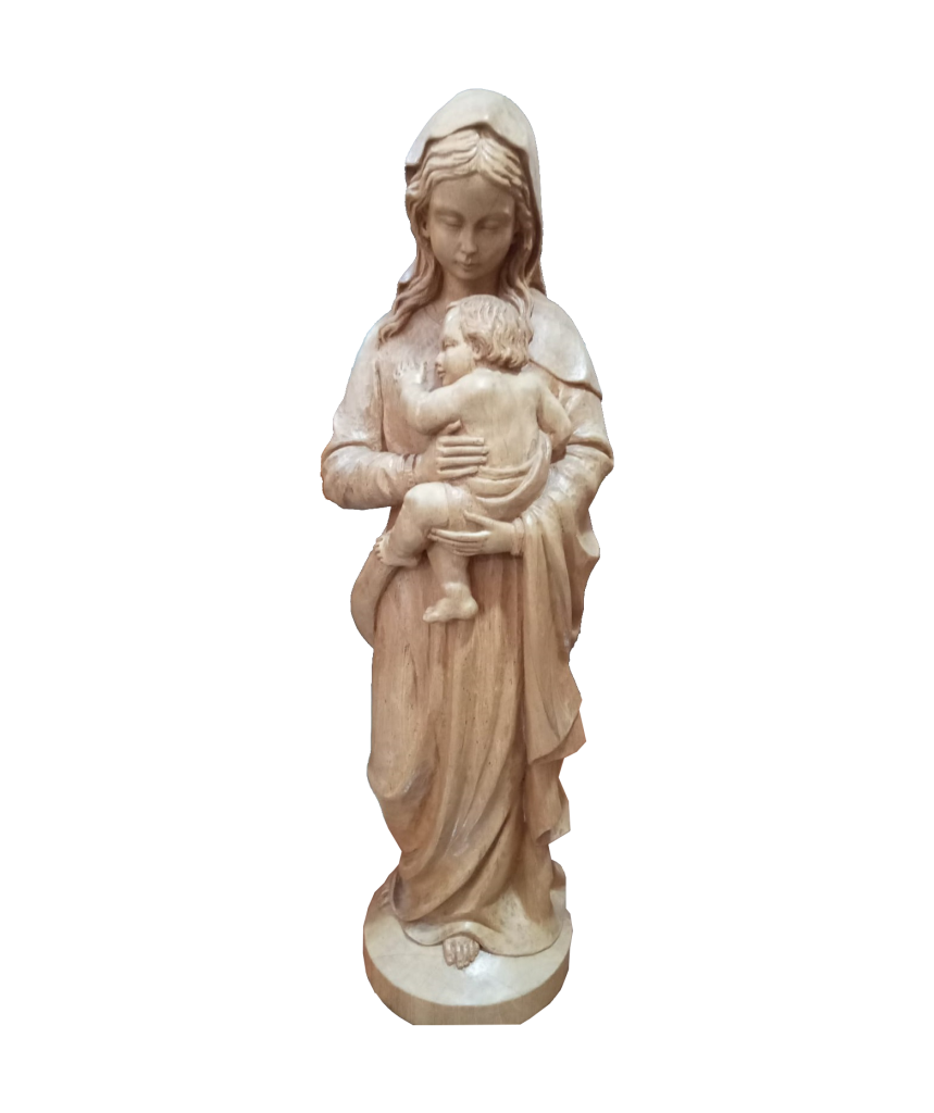 VIRGEN CON NIÑO Familia Artesanos Don